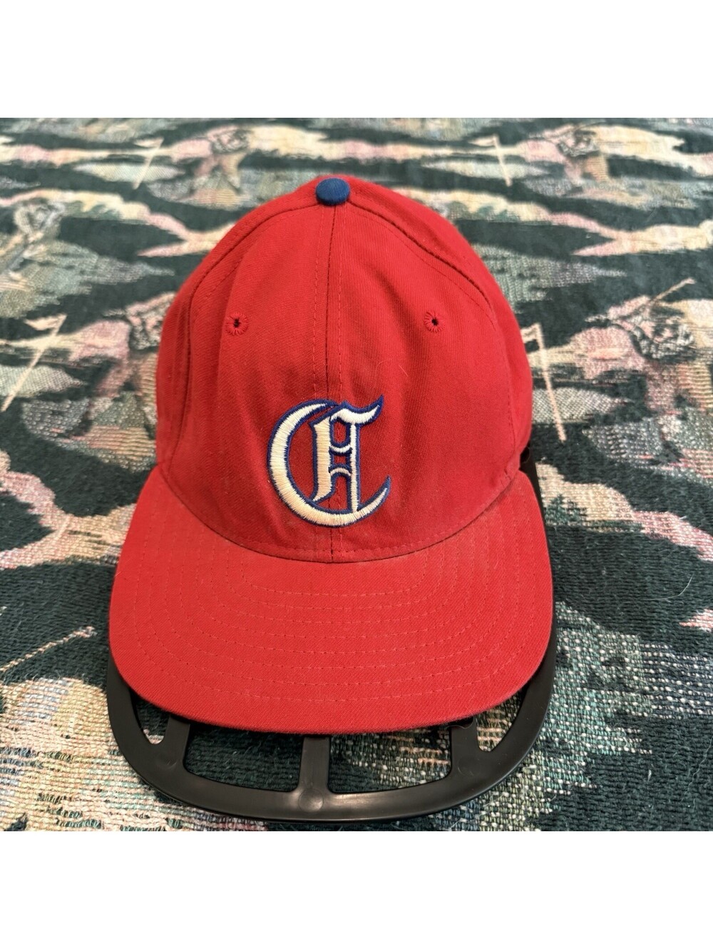 Vintage 80s RARE Cincinnati Reds Baseball Cap MLB New Era 59Fifty Wool Hat 7 1/4